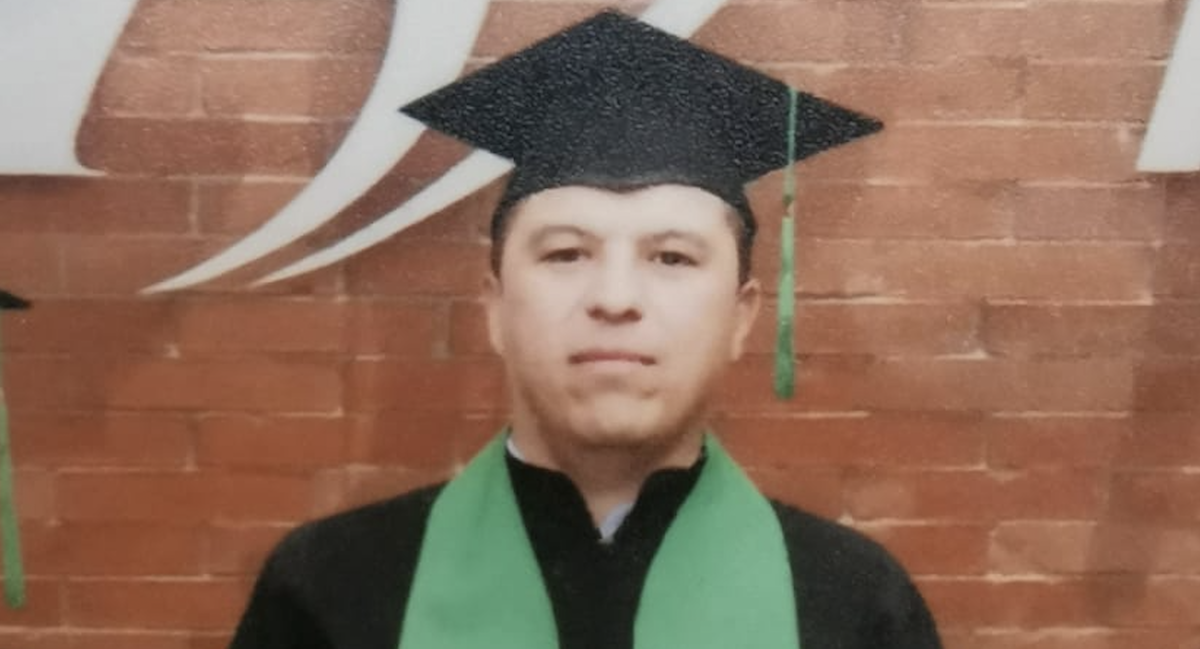 Jorge Raúl Tirado, detenido en 2021 por un delito que no cometió.