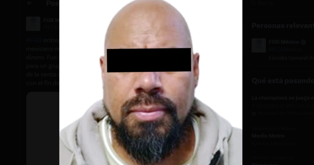 El Gobierno de México extraditó el día ayer a Estados Unidos a Carlos Vázquez González, presunto miembro de una red de lavado de dinero vinculada al CJNG.