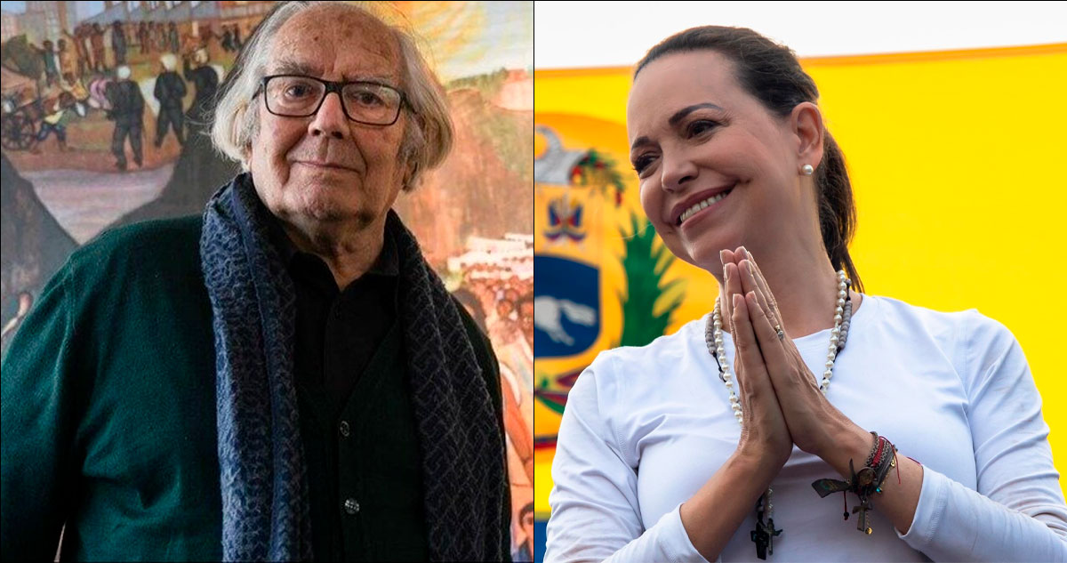 Adolfo Pérez Esquivel, Premio Nobel de la Paz de 1980 envía carta a María Corina Machado