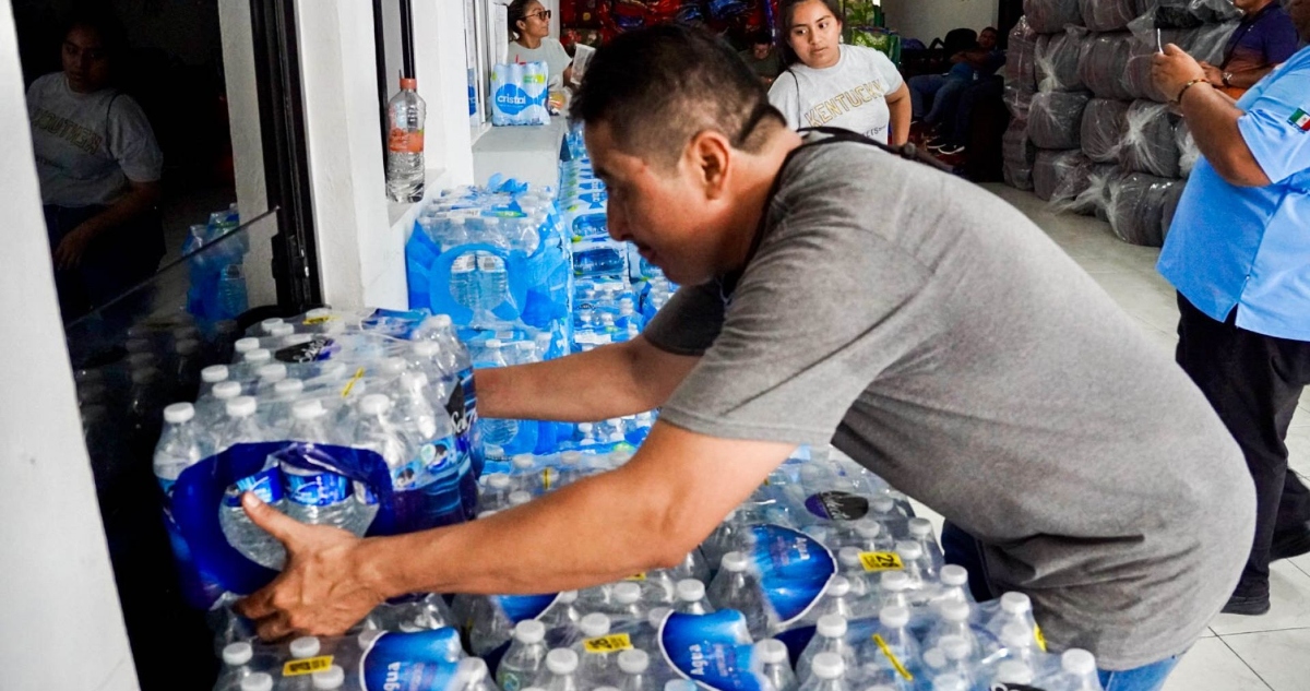 Las autoridades de todos los niveles de Gobierno abrieron centros de acopio para ayudar a las y los damnificados que dejaron las lluvias de los últimos días.