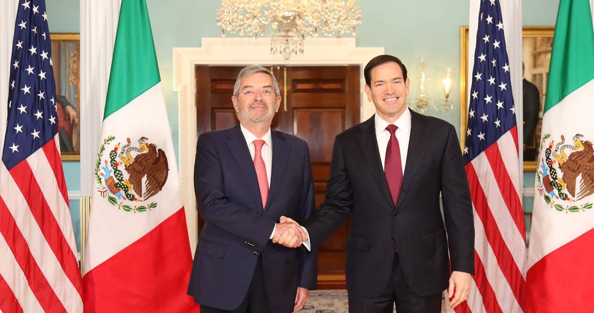 Juan Ramón de la Fuente visitó Washington para reunirse con Marco Rubio; abordaron temas de seguridad de ambos países, pero no tocaron las suspensión de visas.