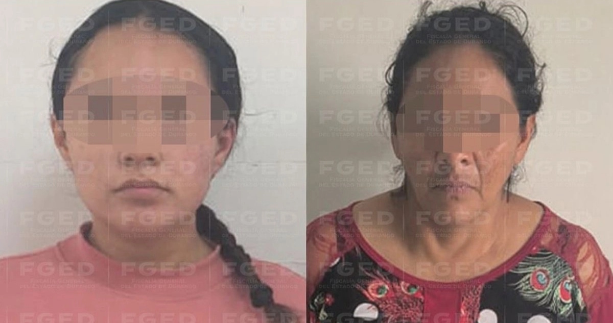 La Fiscalía General del Estado de Durango confirmó la detención de dos mujeres señaladas como presuntas responsables del secuestro de la bebé Judith Alejandra.