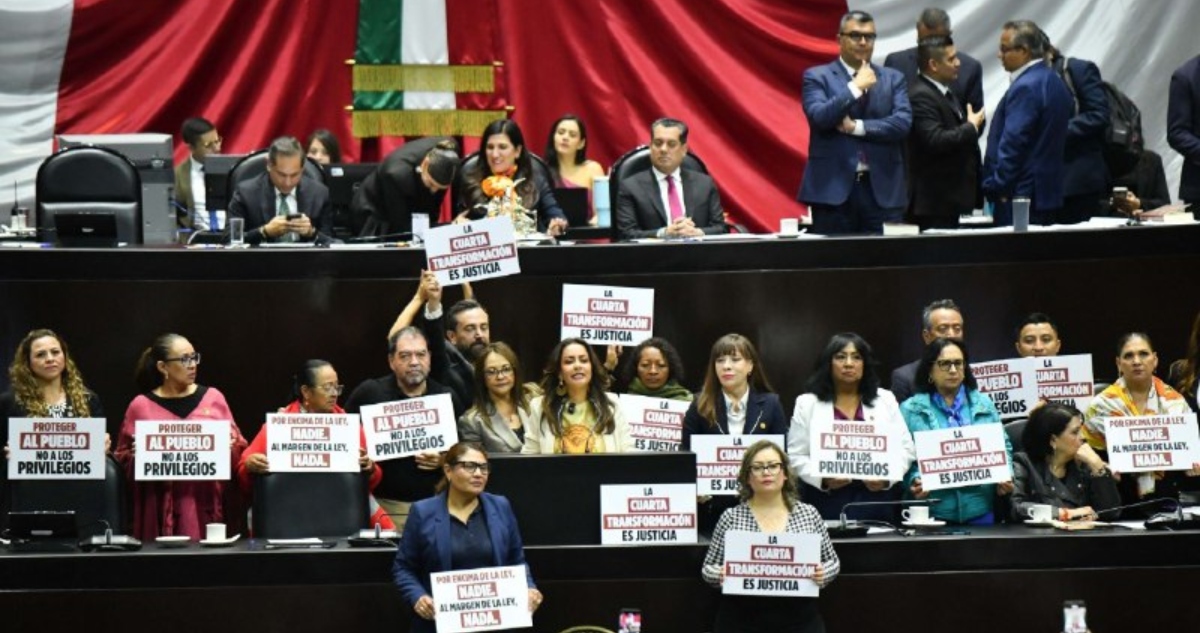 La Cámara de Diputados aprobó en lo general la reforma a la Ley de Amparo con 345 votos a favor de Morena, PVEM y PT.