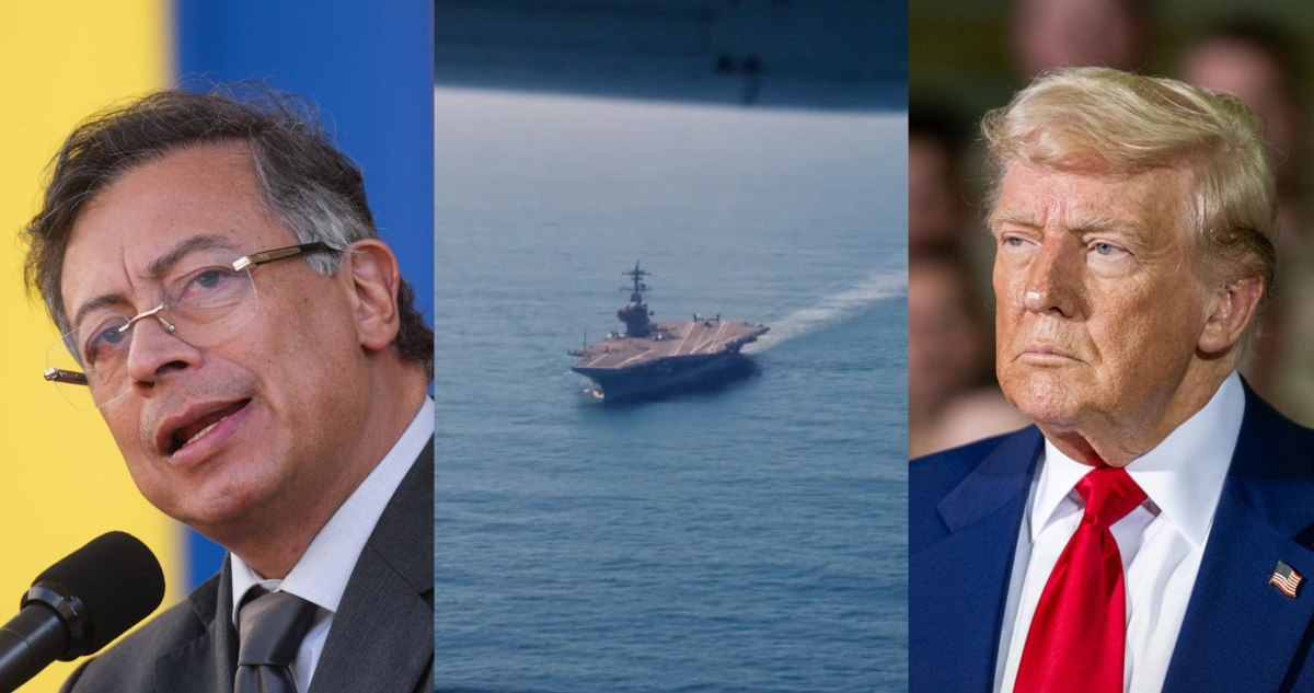 Portaaviones al Caribe y sanciones contra Petro: Trump acosa a Latinoamérica