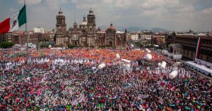 Grupos incómodos como CATEM, CROC y SNTE muestran "músculo" ante Sheinbaum