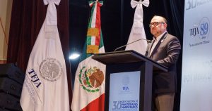 El magistrado Guillermo Valls Esponda se despidió como presidente del Tribunal Federal de Justicia Administrativa (TFJA) con un congreso en San Cristóbal de las Casas, Chiapas
