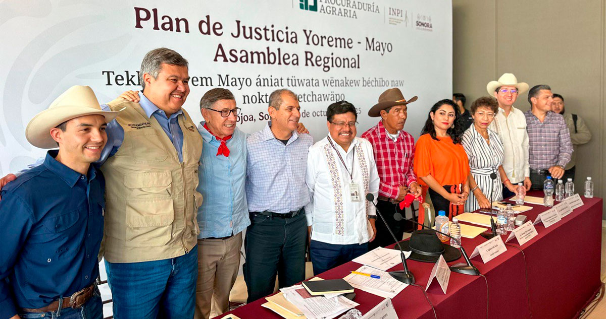 El Gobierno de México invierte mil 364 millones de pesos para la implementación del Plan de Justicia del pueblo Yoreme-Mayo