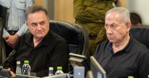 Israel Katz, Ministro de Defensa y Benjamín Netanyhu, Primer Ministro de Israel