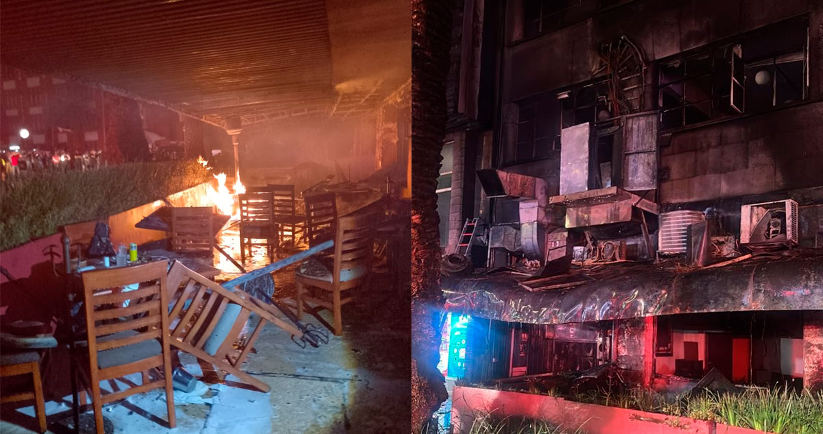 VIDEO ¬ Se incendia el restaurante La Soldadera en CdMx; no hay reporte de lesionados