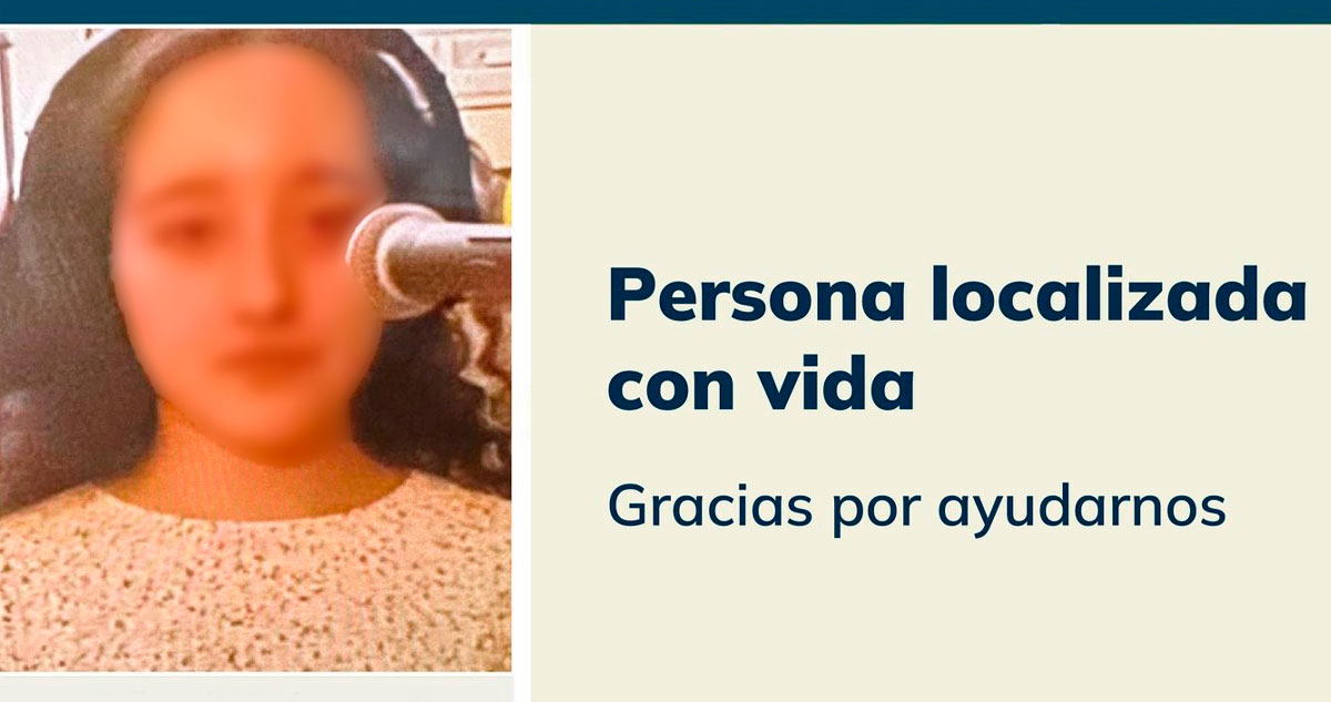 La FGJ-CdMx y la Comisión de Búsqueda de Personas informaron que María Isabella, joven de 16 años desaparecida en el Ajusco, fue hallada con vida.