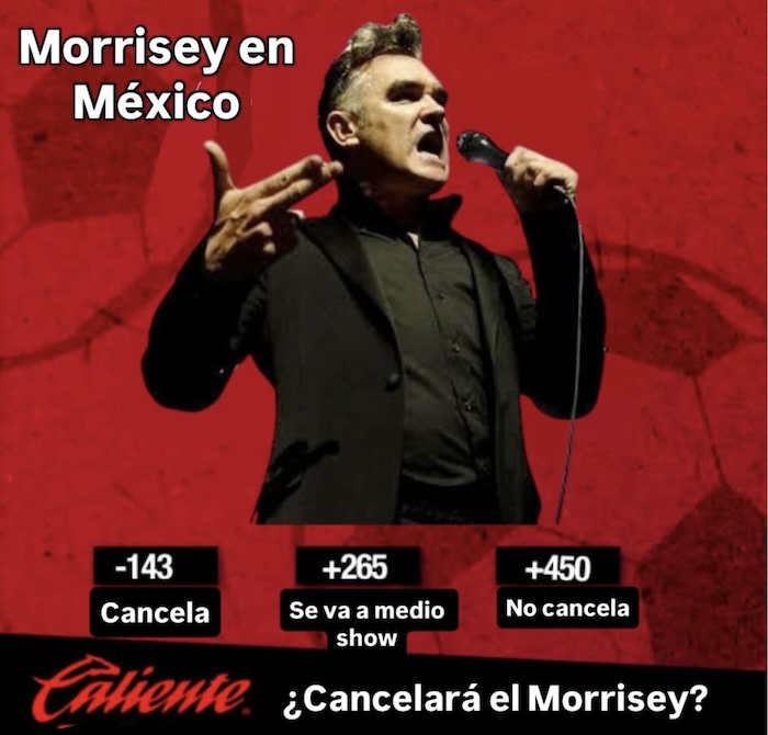 After Morrissey announced that he canceled his concerts in Mexico City and Guadalajara again, social networks were flooded with memes to mock him.