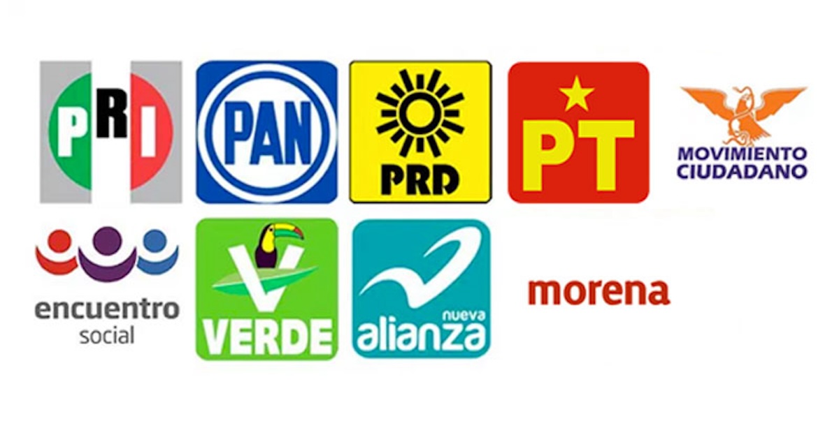 La aceptación de los partidos políticos entre la población está en franca caída.