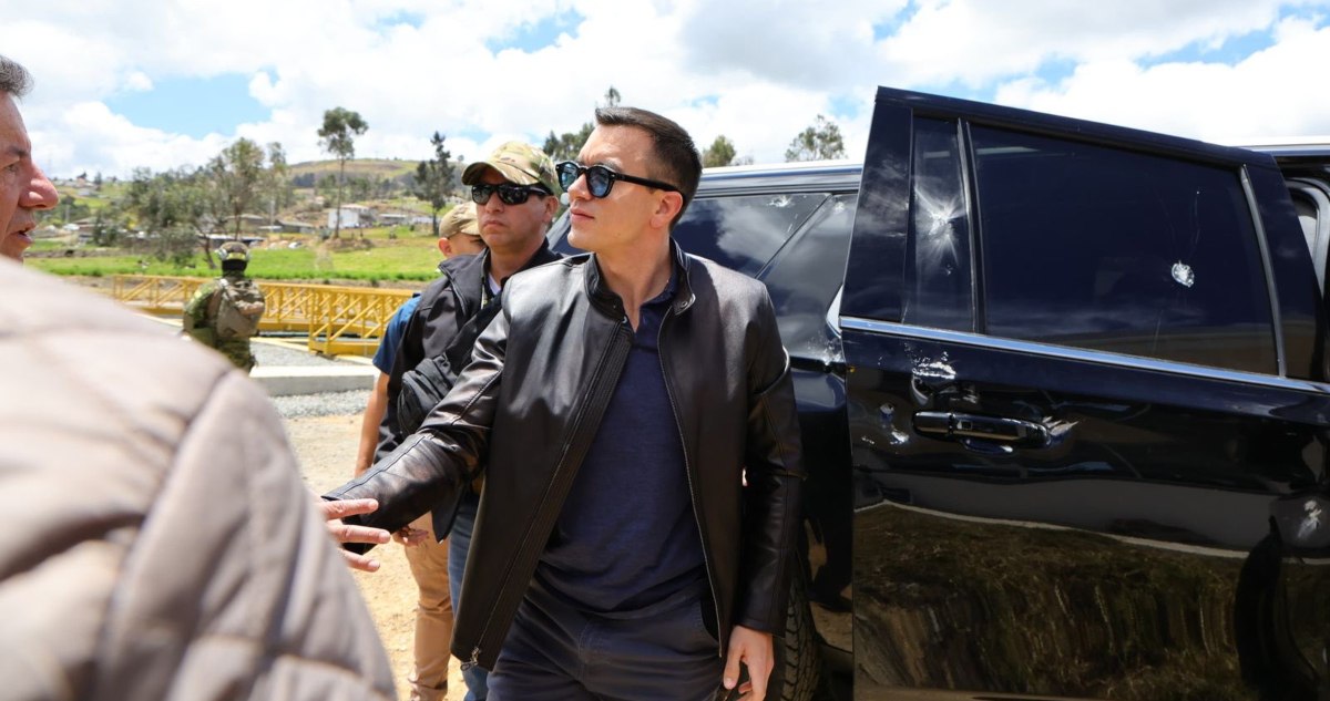 Daniel Noboa tras atentado