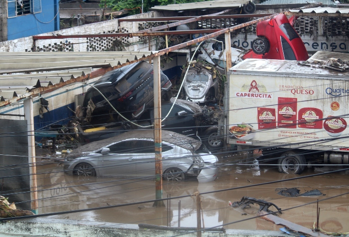 Inundaciones en Poza Rica, Veracruz.