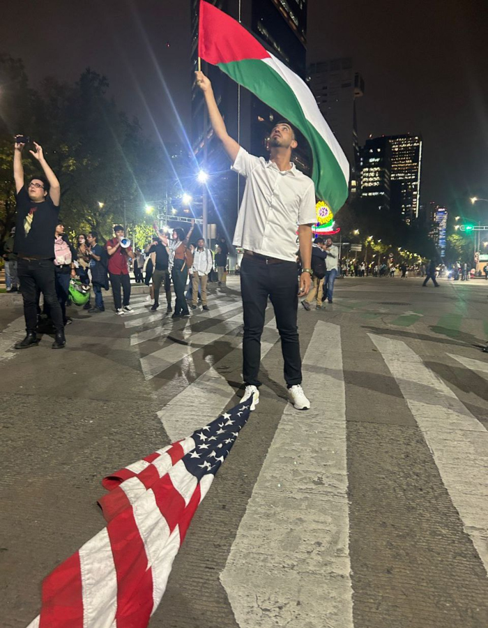 Protestas pro palestinas estallan en México