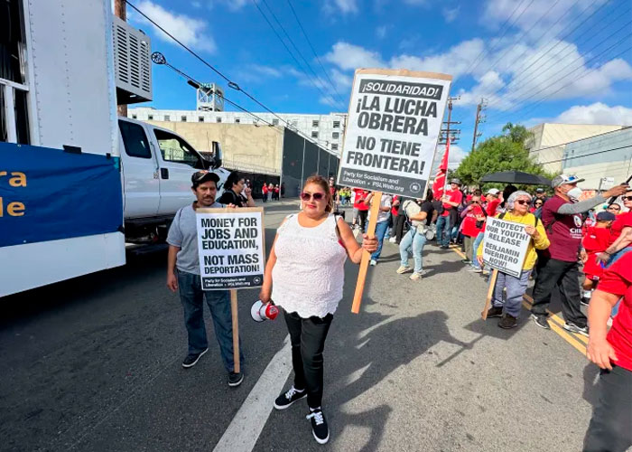 Marchan en LA contra ICE; Trump autoriza despliegue de soldados en Chicago