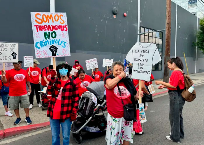 Marchan en LA contra ICE; Trump autoriza despliegue de soldados en Chicago