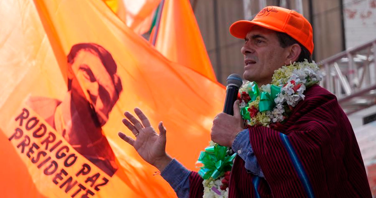 Bolivia elige a Rodrigo Paz como nuevo Presidente