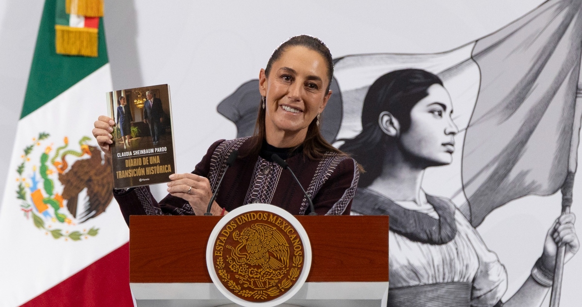 Sheinbaum presenta su libro.