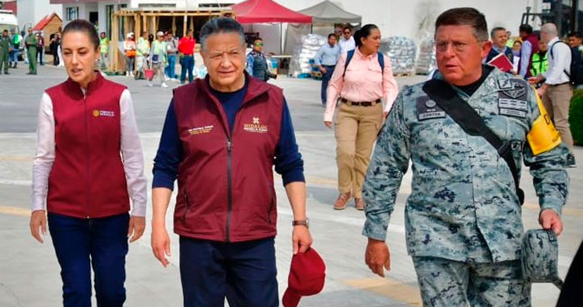 Sheinbaum viaja a Hidalgo para supervisar apoyo a damnificados por lluvias