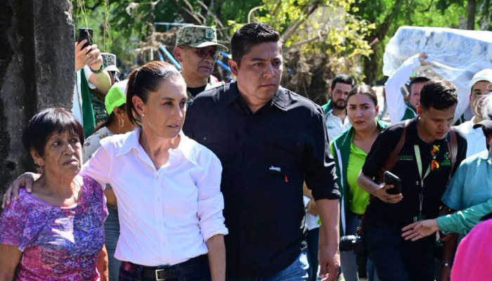 Sheinbaum visita San Luis Potosí tras lluvias intensas.