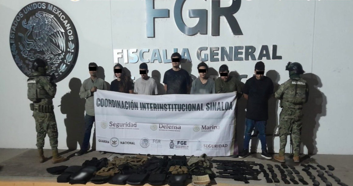 SSPC detienen a 18 en Sinaloa.