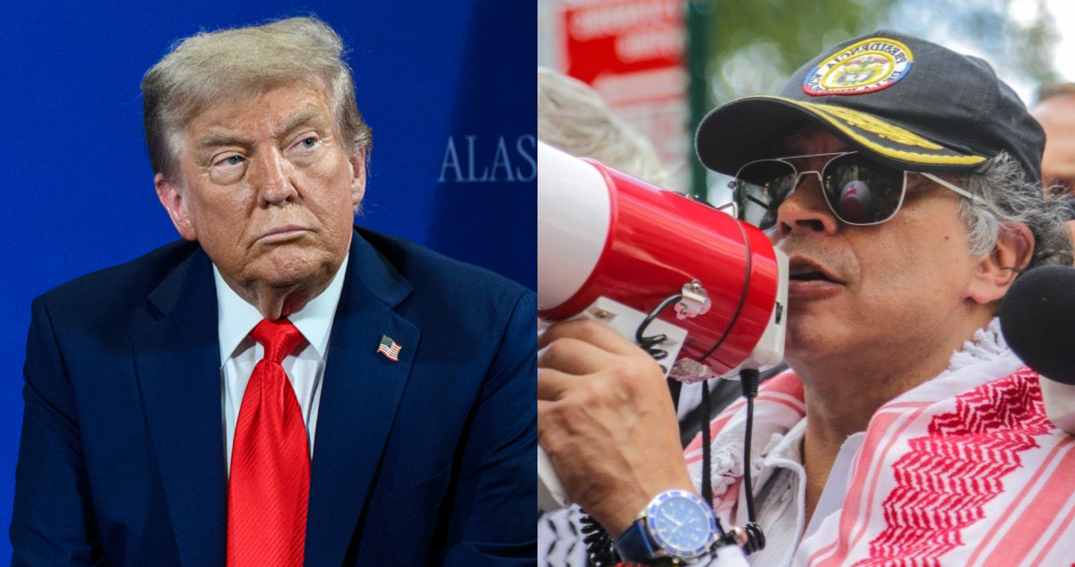 Trump y Petro sea pelean en X.