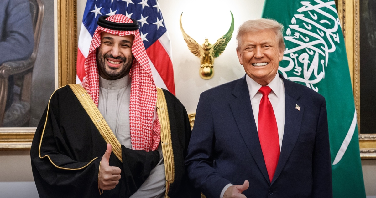 Mohammed bin Salman y Donald Trump