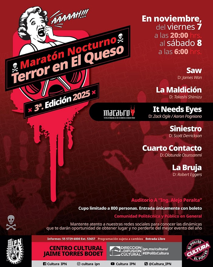 Maratón de Cine de terror,