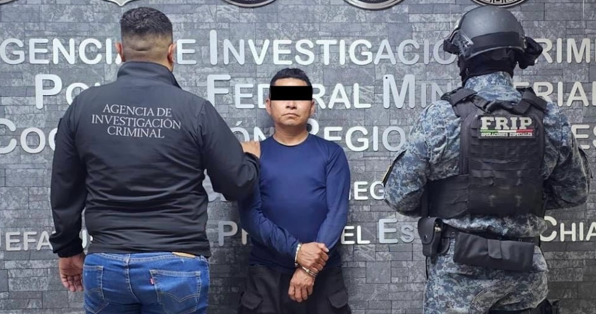 La SSP de Chiapas anunció la detención de "El Coreano", quien presuntamente era uno de los reclutadores que operaban para el CJNG en el rancho Izaguirre.