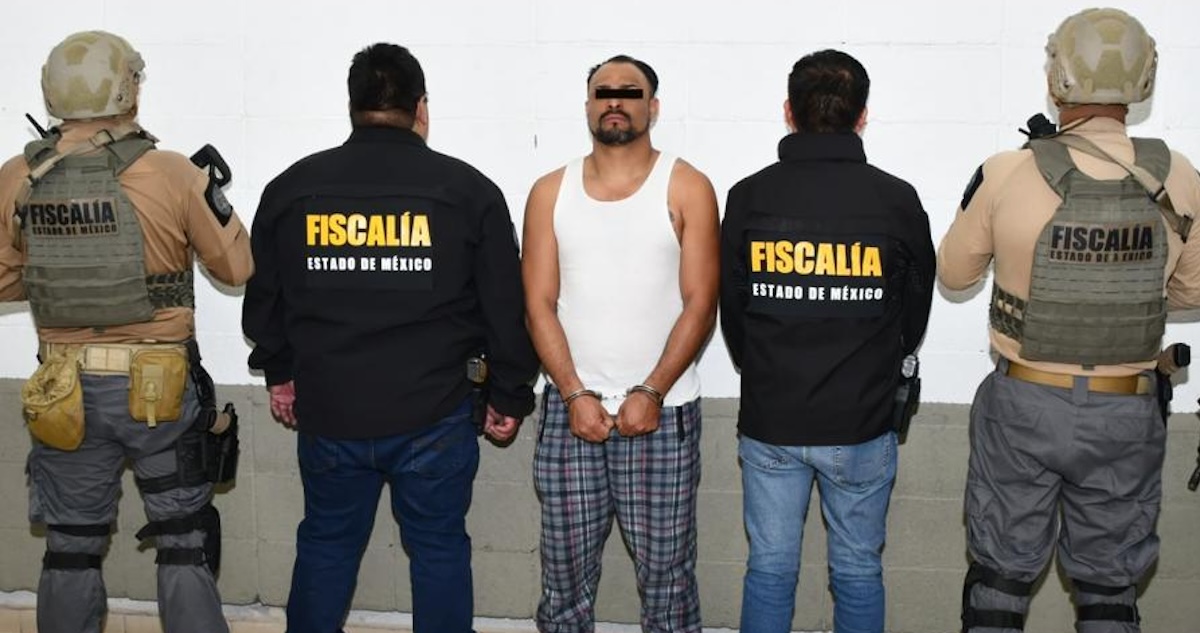 Como resultado de la "Operación Caudal", autoridades del Edomex detuvieron a "El Maya", líder de "Los Mayas", banda dedicada al huachicoleo de agua.