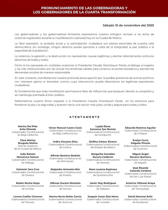 Presidencia y la Corte condenan violencia. Hay 40 policías en hospitales.