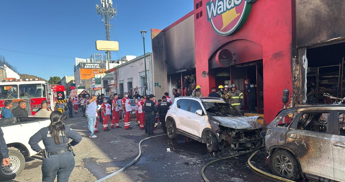 Un incendio registrado en una tienda Waldo's ubicada en el centro de Hermosillo, Sonora, dejó un saldo de al menos 22 personas muertas.