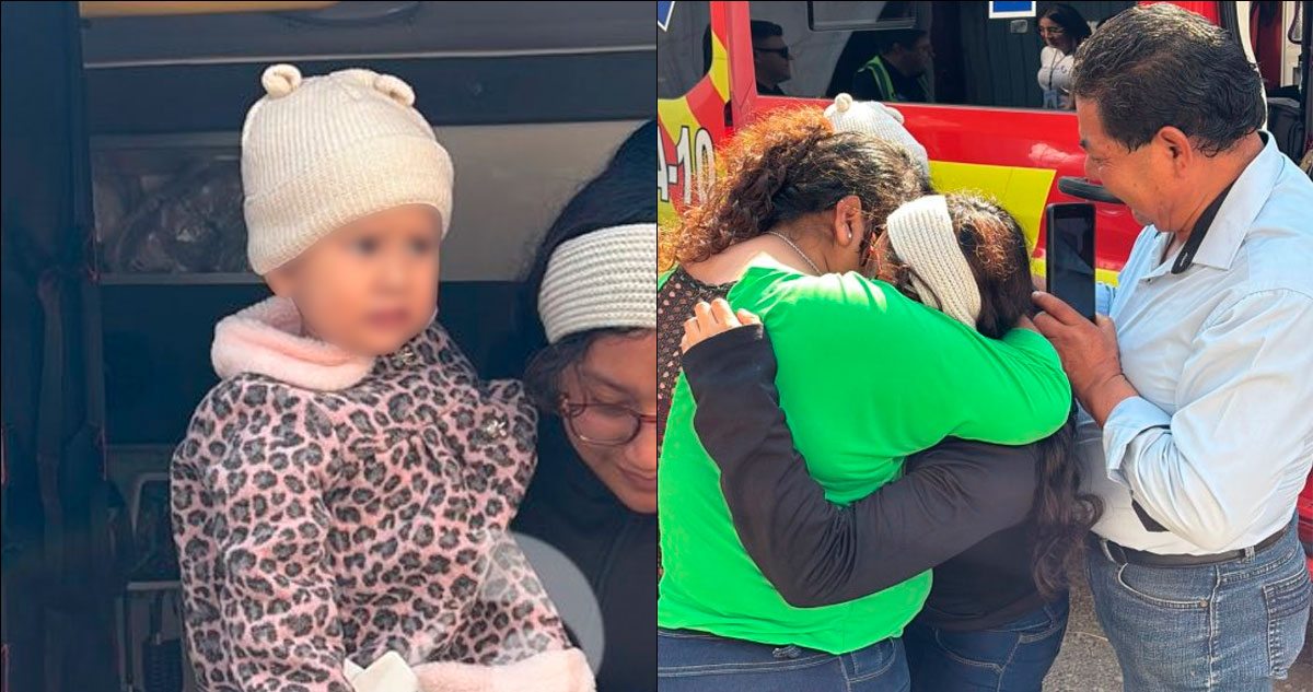 La bebé Jazlyn, sobreviviente de la explosión que ocurrió en el Puente de la Concordia, en Iztapalapa, volvió a México tras ser atendida en EU por quemaduras.