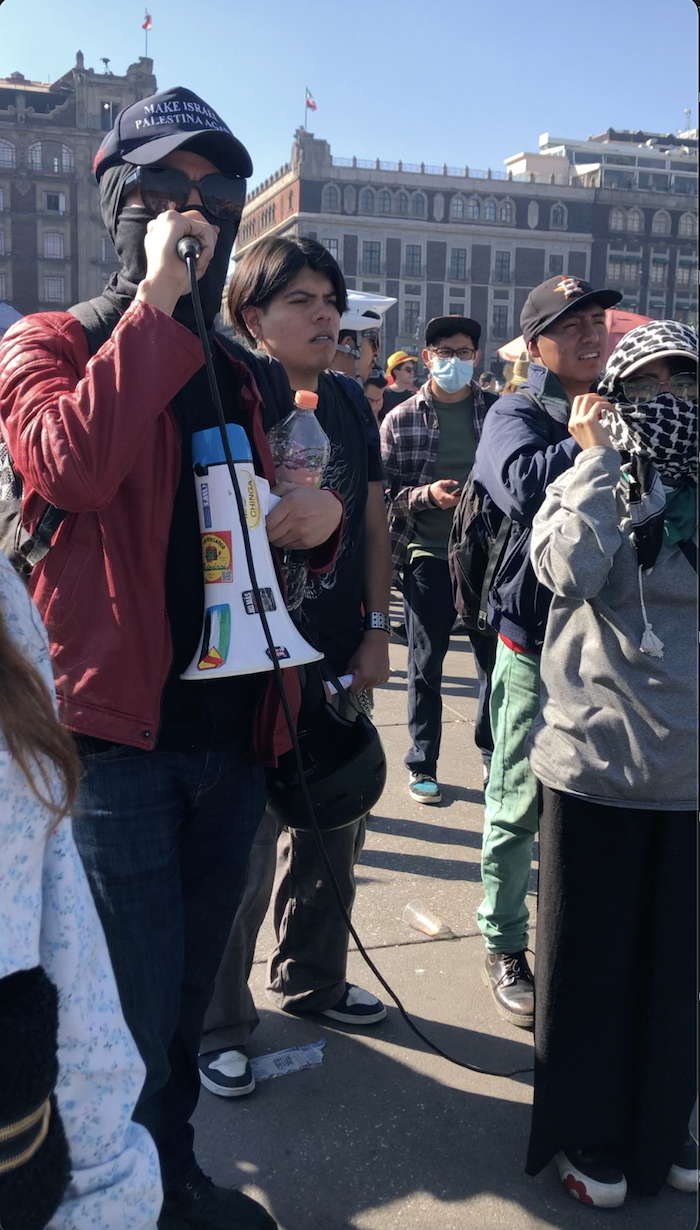 Young people in the mobilization of Generation Z in CdMx.