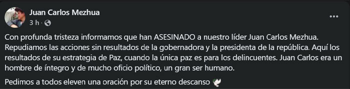 Juan Carlos Mezhua, exalcalde de Zongolica, Veracruz, es asesinado