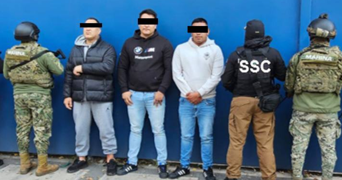 Caen tres presuntos líderes de "Los Rodolfo".
