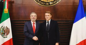 Emmanuel Macron llega a México