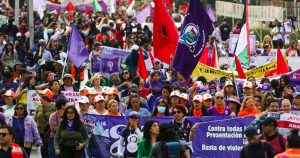 Miles de mujeres salieron a marchar por la erradicación de la violencia en contra de ellas. Acompañadas o solas realizando una manifestación hacia el Zócalo Capitalino. Foto: Cuartoscuro