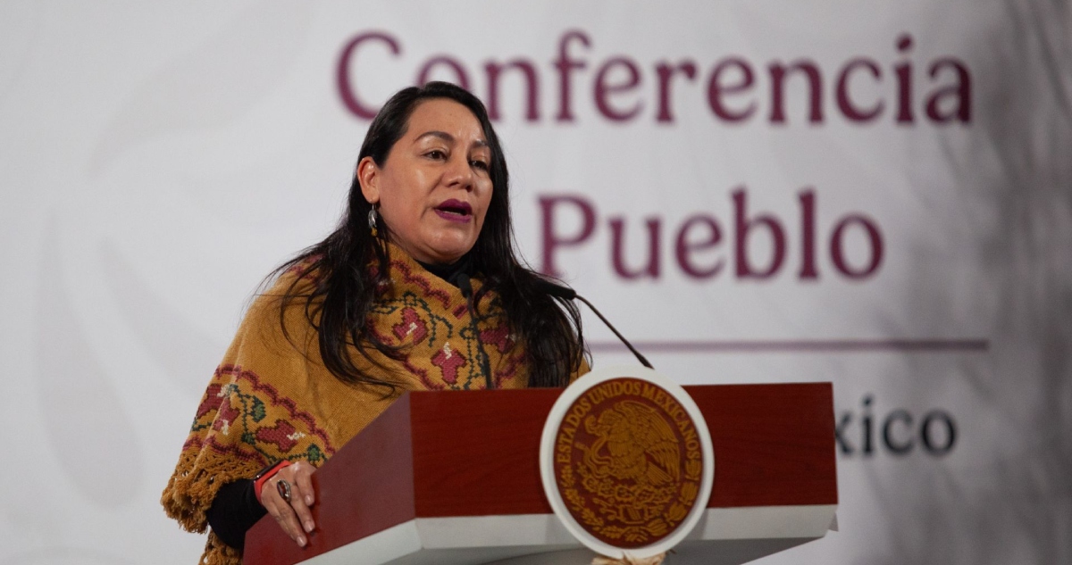 María Luisa Albores González, directora general de Alimentación para el Bienestar, presentó la mañana de este jueves el Plan Nacional de Maíz Nativo.
