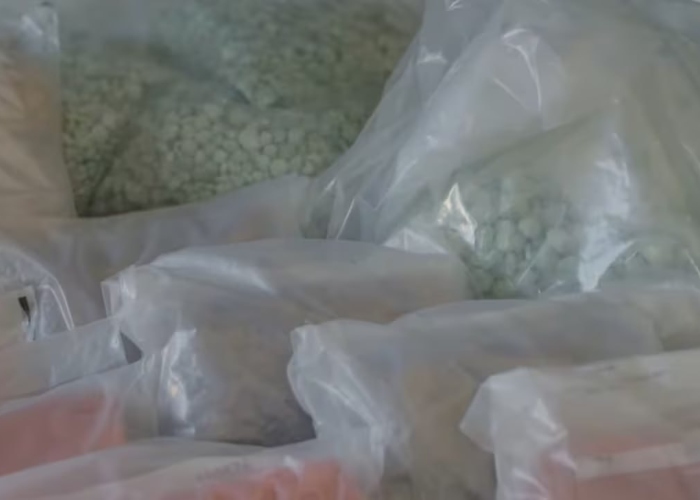 Ontario Police seized a spectacular amount of fentanyl, the largest in their history, in a raid in the province of Windsor, southwestern Ontario.