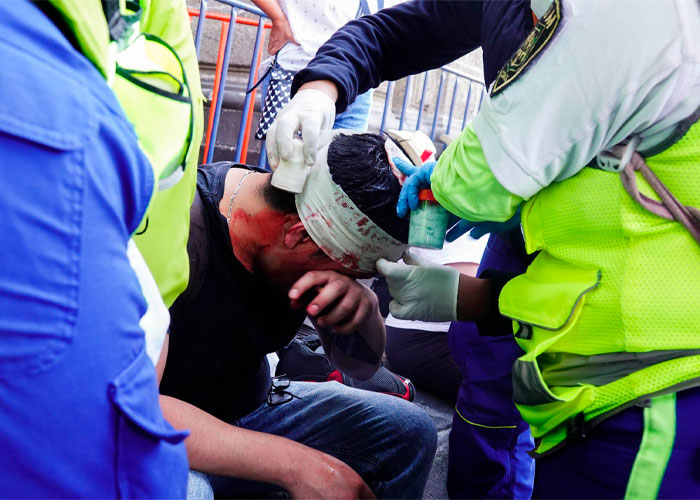 Journalists and civilians were targets of attacks in the march of the "Generation Z"