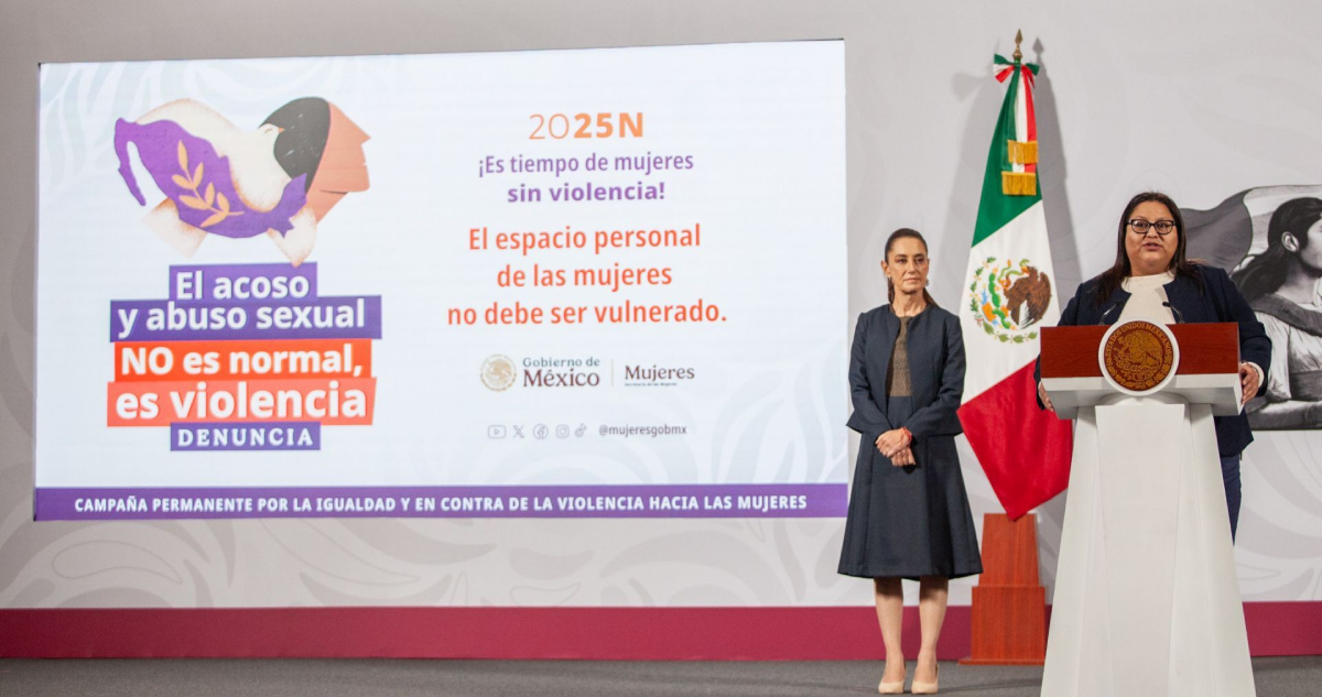 El Gobierno de la Presidenta Claudia Sheinbaum Pardo, a través de la Secretaría de las Mujeres, presentó este jueves el Plan Integral contra el Abuso Sexual.