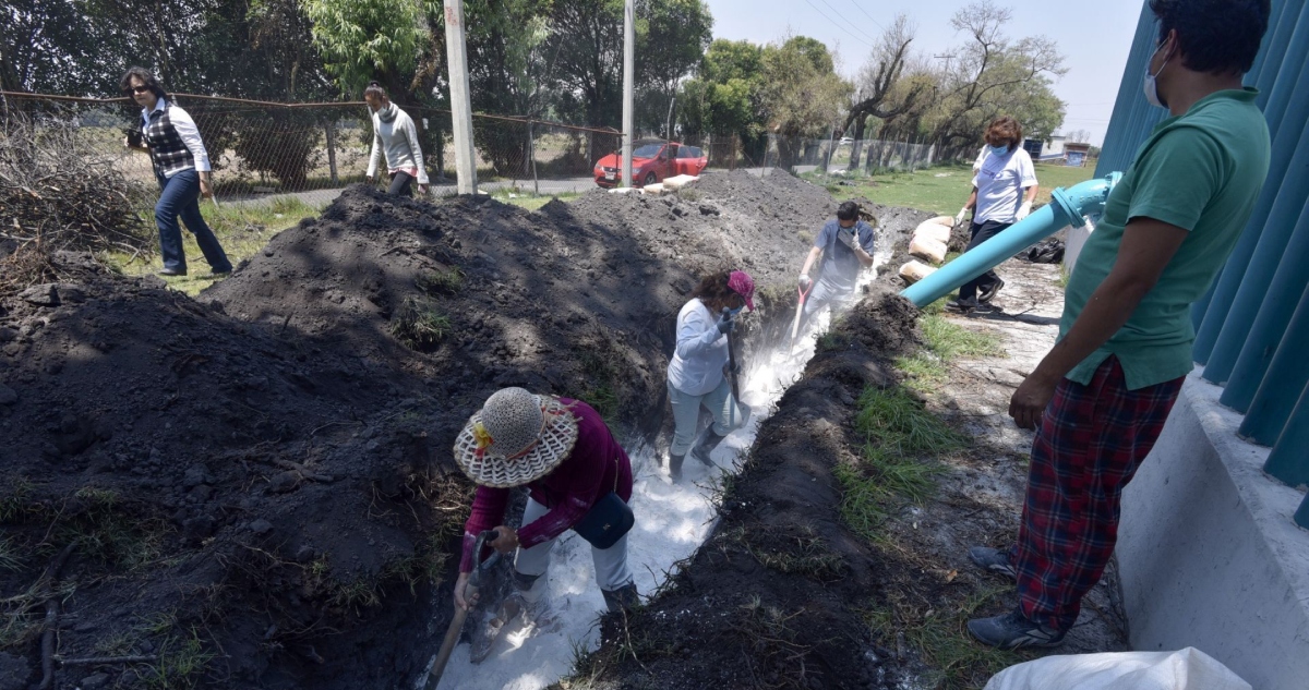 El Gobierno del Estado de México entregó 13 pozos de agua a los pueblos a los que pertenecen. La devolución forma parte de la denominada "Operación Caudal".