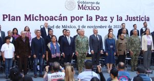 El Gabinete de Seguridad ofreció el "Plan Michoacán por la Paz y la Justicia" para enfrentar la violencia y la inseguridad, ya que "es una prioridad nacional".