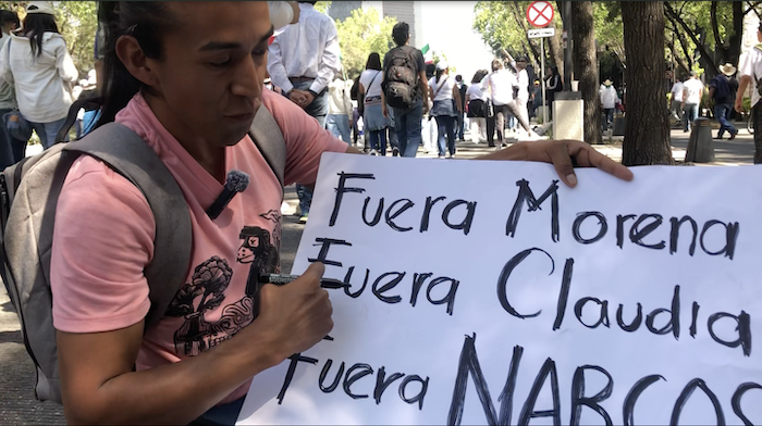 Alex, an attendee of the so-called Generation Z March, complained about the lack of action by the Government in terms of security.