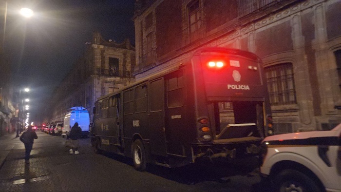 El primer cuadro de la CdMx amaneció completamente resguardado ante la concentración y protestas convocadas por maestras y maestros de la CNTE para este jueves.