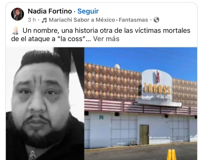 Retrato de una víctima de la masacre.