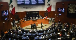Sesión ordinaria del Senado de la República en la que fue reciba y discutida la renuncia de Alejandro Gertz Manero frente de la Fiscalía General de la República (FGR). Foto: Mario Jasso, Cuartoscuro