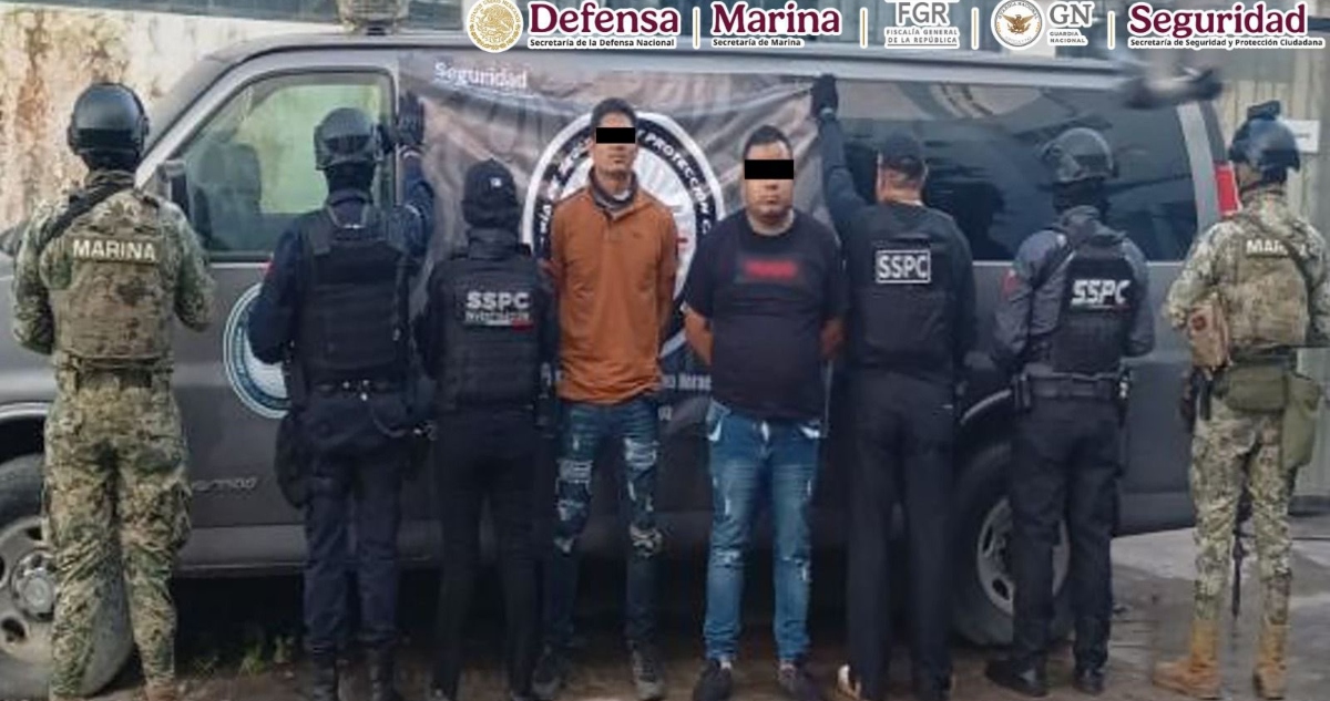 La SSPC informó este jueves que detuvo en Mazatlán y Culiacán, Sinaloa, a cinco sujetos relacionados con grupos criminales generadores de violencia.